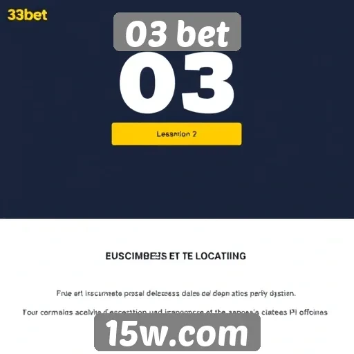 Funcionalidades principais do site 03 bet analisadas